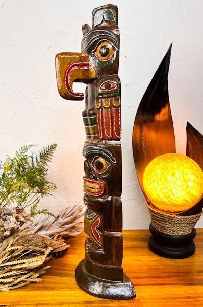 アフリカントーテムポール（フクロウ）