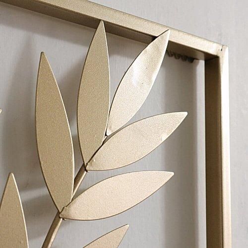 アイアンウォールアートパネル リーフ/ゴールド｜デザイナーズ家具カグ