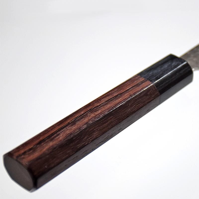 黒崎優 「閃光」 ペティナイフ150mm 粉末ハイス鋼SG2・鎚目打・紫檀