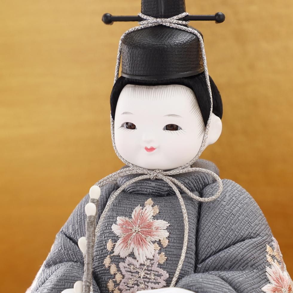 雛人形（ひな人形）「sakura」｜鈴木晃隆 五人飾り｜コンパクトな木目