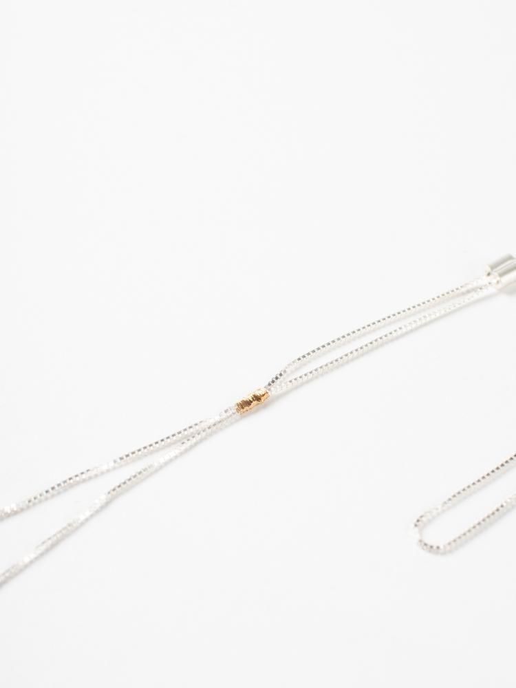 DAN TOMIMATSU】ダントミマツ ROPE SEW UNI NECKLACE SILVER ネックレス