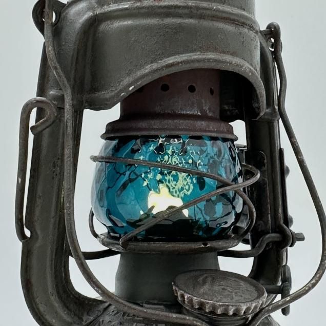 Magma Glass Studio【ランタングローブ】Silver Green