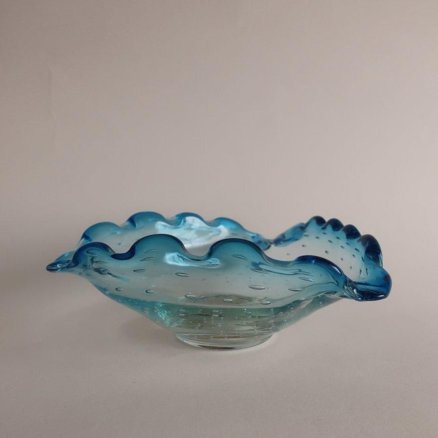 Vintage MURANO glass ash tray/ビンテージ ムラノガラス アッシュ