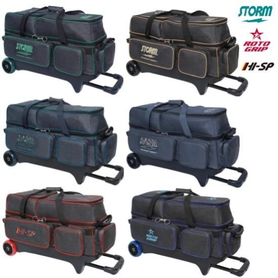 SB.C272-DE ＜3ボールローラーデラックス＞- ボウリングバッグ、国内