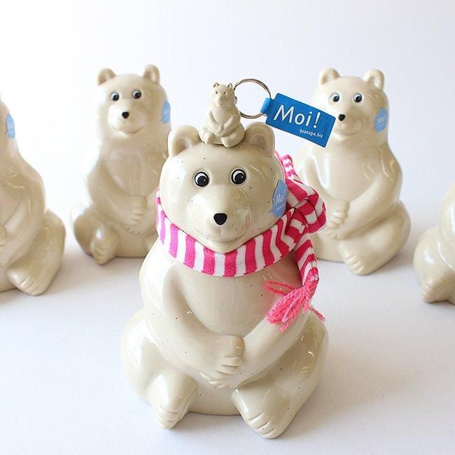 数量限定】2024年限定マフラー付き しろくま貯金箱 / Polar Bear Money