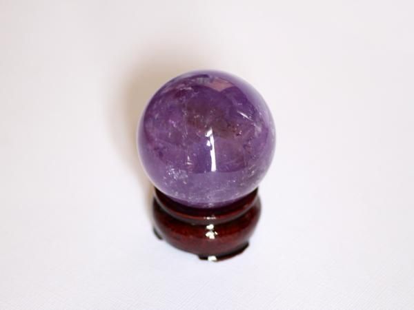 アメジスト丸玉（台付） - 貴石工房パックOnlineShop