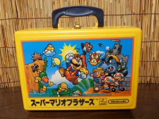 ファミコン カセット ケース（スーパーマリオブラザーズ）黄 - 「宝の
