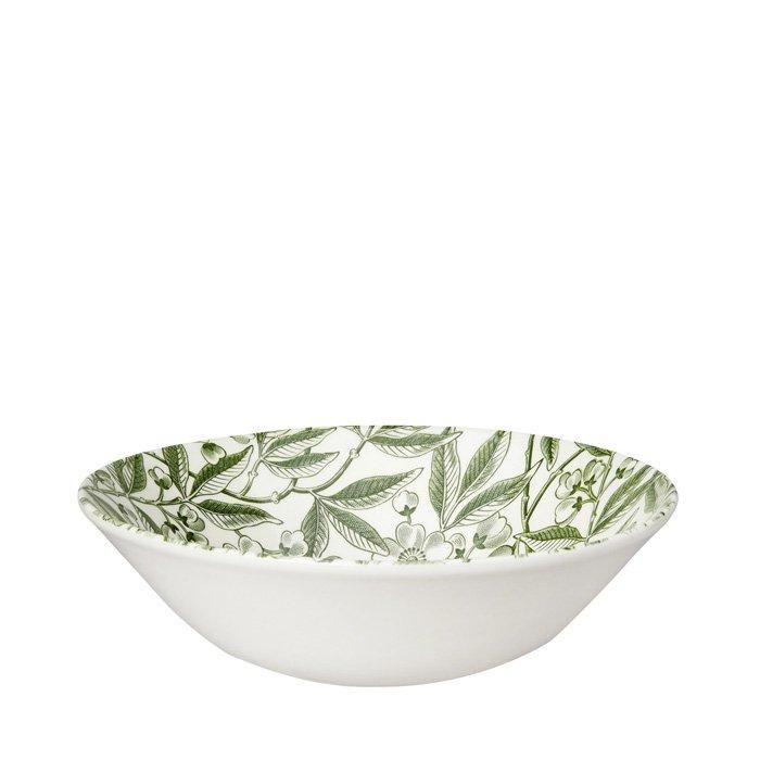 イギリス食器 Burleigh グリーンプルナス シリアルボウル｜バーレイ