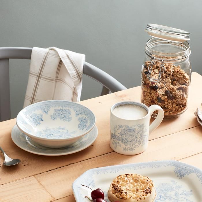 イギリス食器 Burleigh ブルーアジアティックフェザンツ シリアル