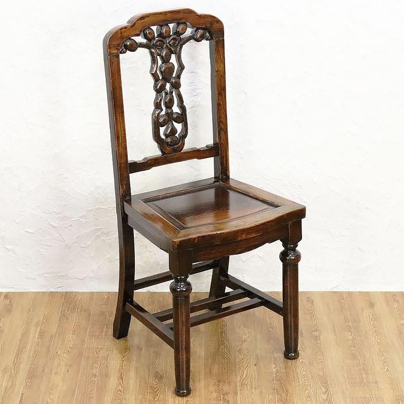 昭和ビンテージ木製ダイニングチェア｜幅43高さ97cm｜レトロなタモ材椅子