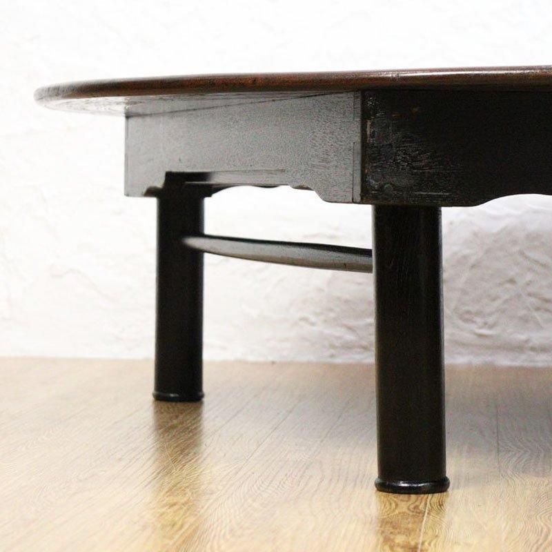 丸ちゃぶ台 日本製 木の温もり 昭和初期 直径104cm