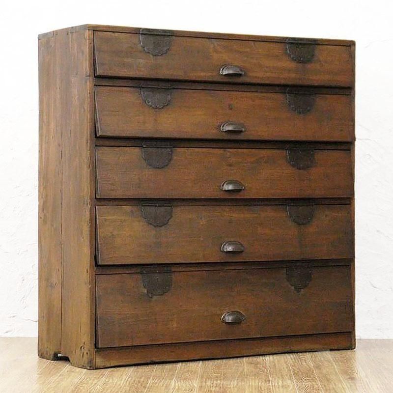 パタパタキャビネット 昭和レトロ 木製パタパタ 下駄箱 引出し付き