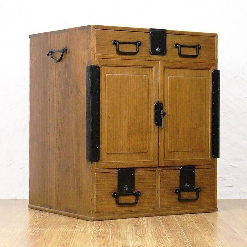 小茶箪笥 器局 和風キャビネット 日本製 大正 昭和 民芸 古民家