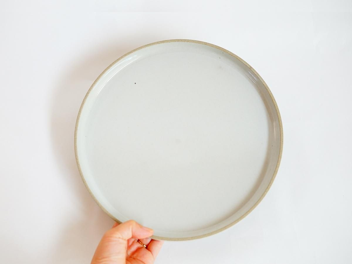 ハサミポーセリンのプレート 25.5cm グロスグレー 【HPM005】 | HASAMI