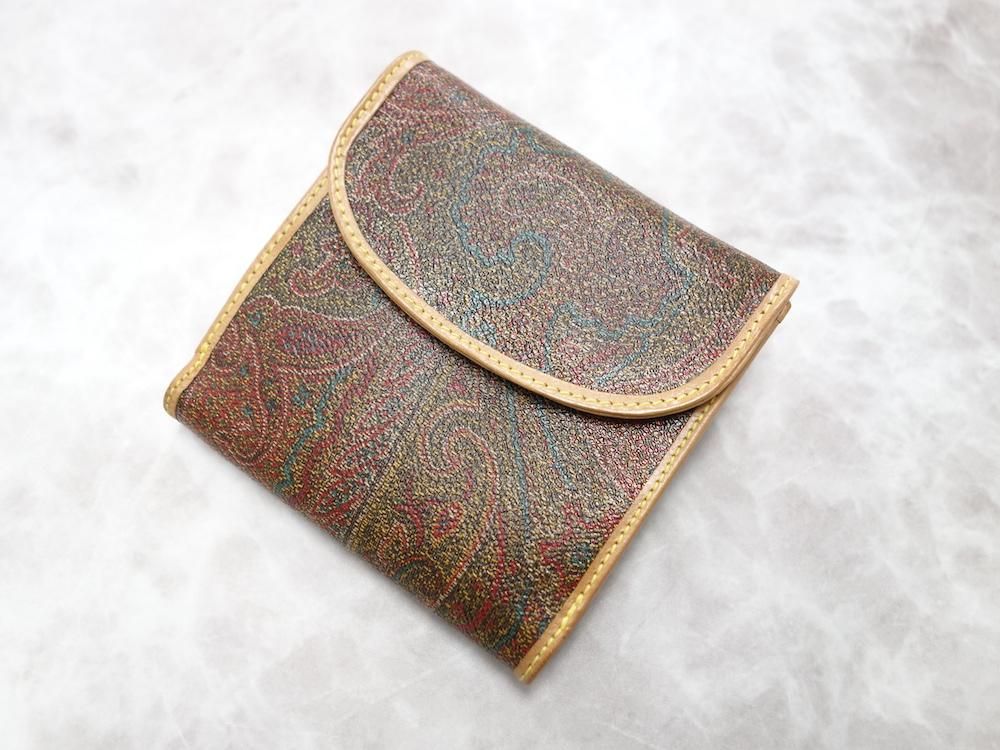 ETRO エトロ ペイズリー柄 二つ折り財布 イタリア製 USED - SOTA JAPAN