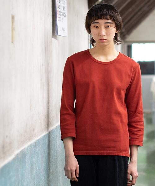 レディース 七分袖 Tシャツ | 深緋 - 楊柳生地 専門店 山城 ネットショップ