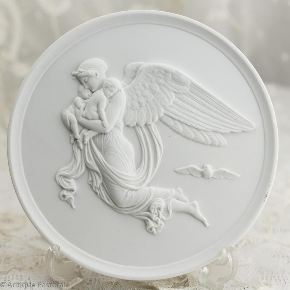 ビンテージ ロイヤルコペンハーゲン オーロラと天使壁掛けNIGHT 1967年