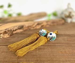 九谷焼 風鎮 掛け軸用 打ち出の小槌 小玉-百華園