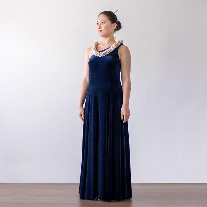 スリーブレス フラドレス hlds-24109ds ベルベット 【オーダーメイド