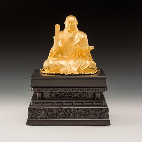 純金製 日蓮聖人 （大）- 三宝堂オンラインショップ