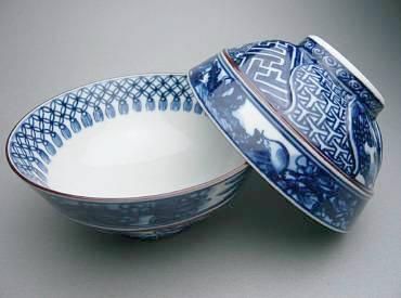 祥瑞花鳥 ご飯茶碗 （小） - 京焼清水焼 松韻堂