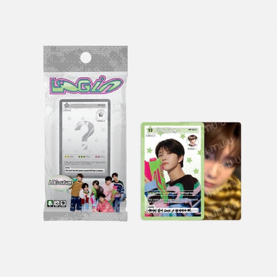 NCT WISH - 01 RANDOM TRADING CARD (LOG out ver.)