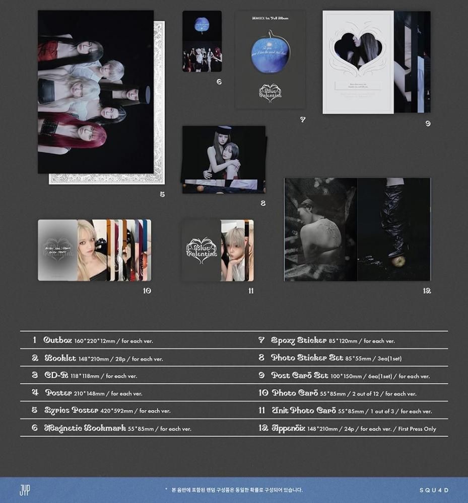 NMIXX - Blue Valentine / 1st Full Album 3種