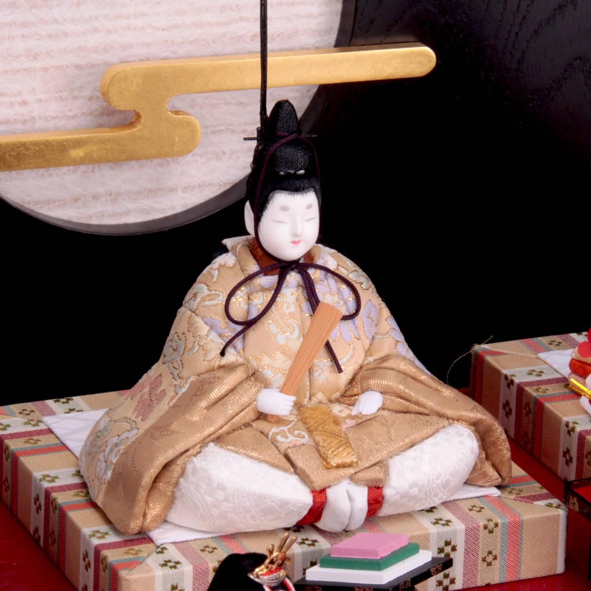 木目込人形 五人飾り 真多呂 小花雛