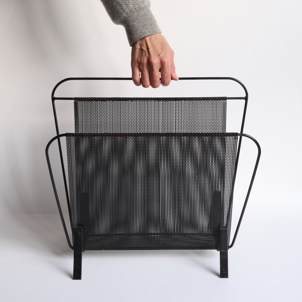 Mathieu Mategot / Magazine Rack / Black - organ-online.com