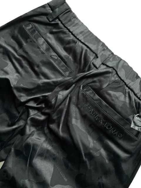 MARK&LONA マーク＆ロナGauge Stretch Jacquard Pants black MLM-5C