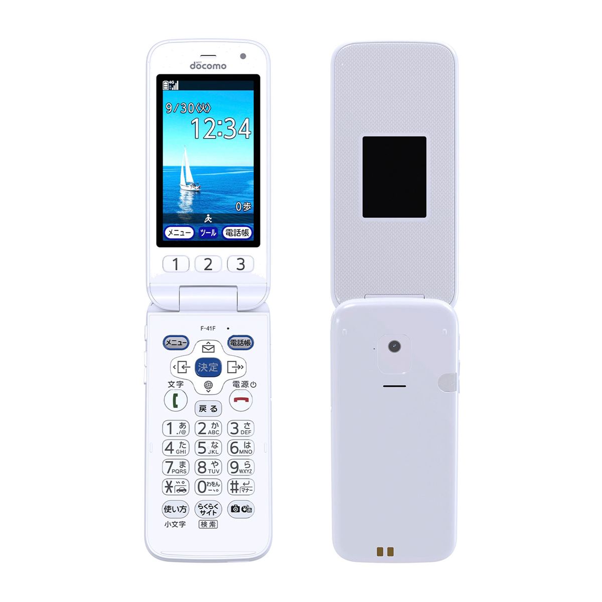 ドコモ、USB Type-Cを採用した「らくらくホン F-41F」を8月7日に発売