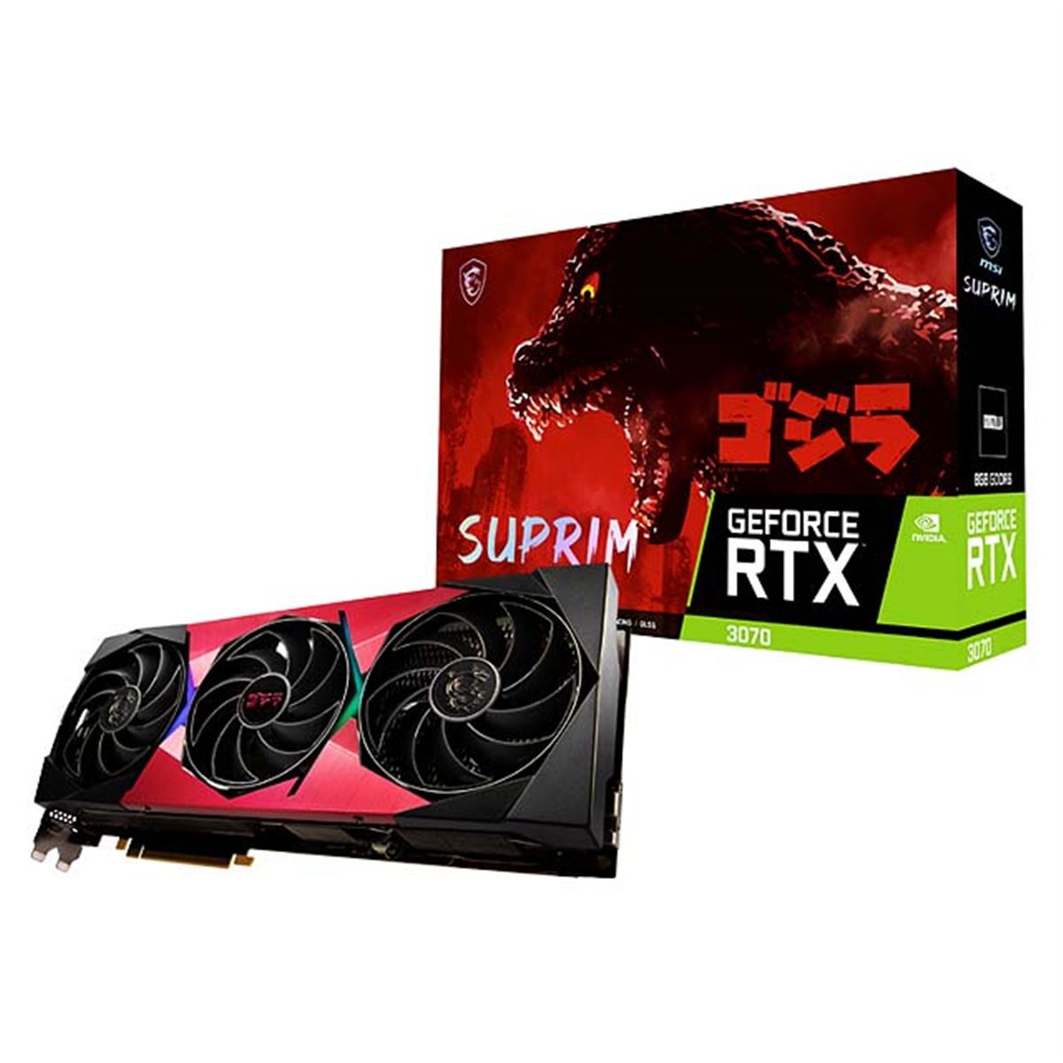 MSI、「ゴジラ」とコラボした1000本限定のビデオカード - 価格.com
