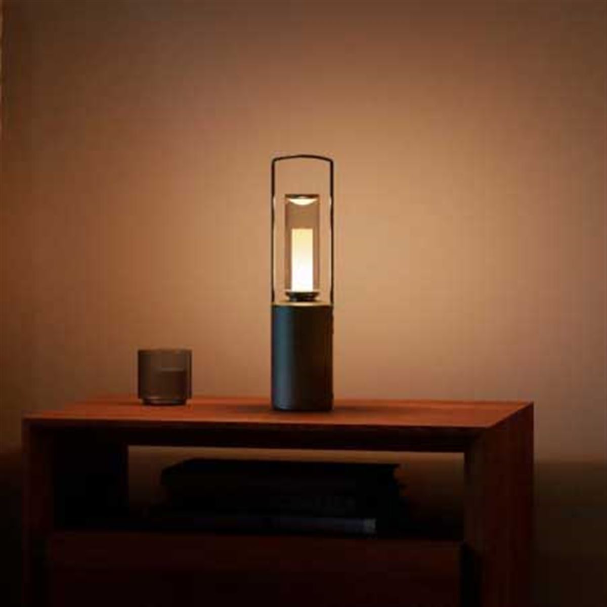 シャープ、音が360度広がるポータブルスピーカーランタン「DL-FS01L