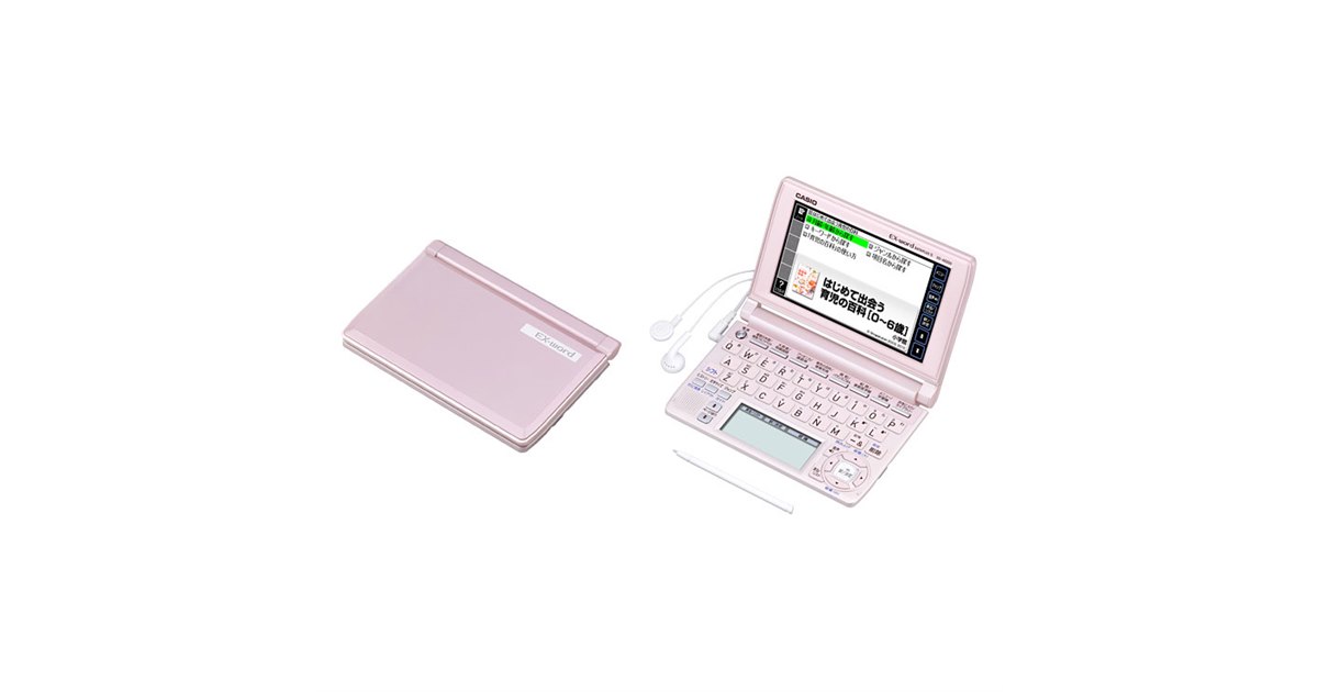 カシオ、5型の透過型カラー液晶搭載電子辞書3機種 - 価格.com