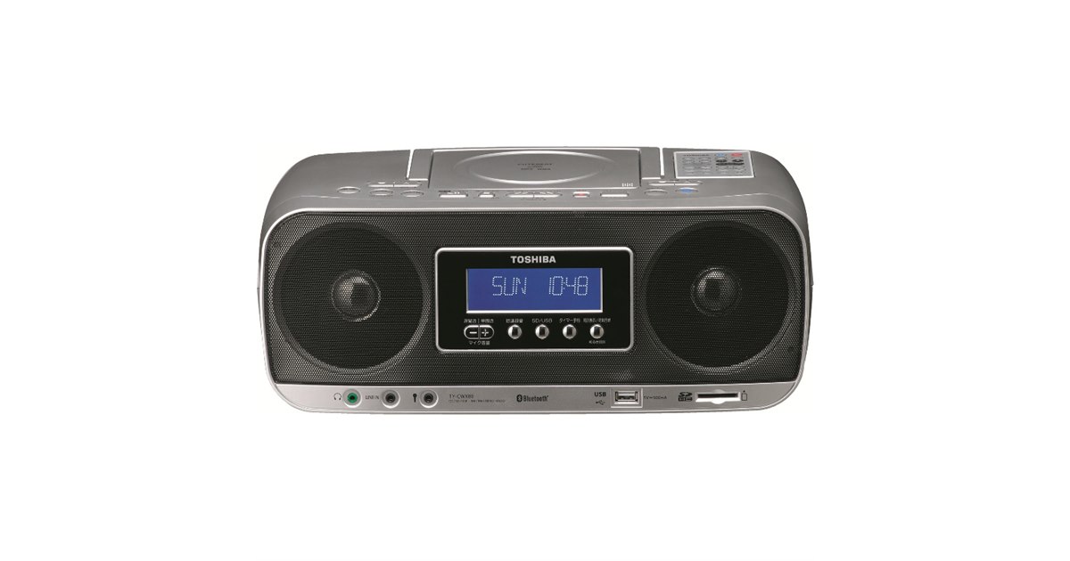 東芝、SDカード/USBメモリーへの録音が可能なBluetooth対応CDラジオ