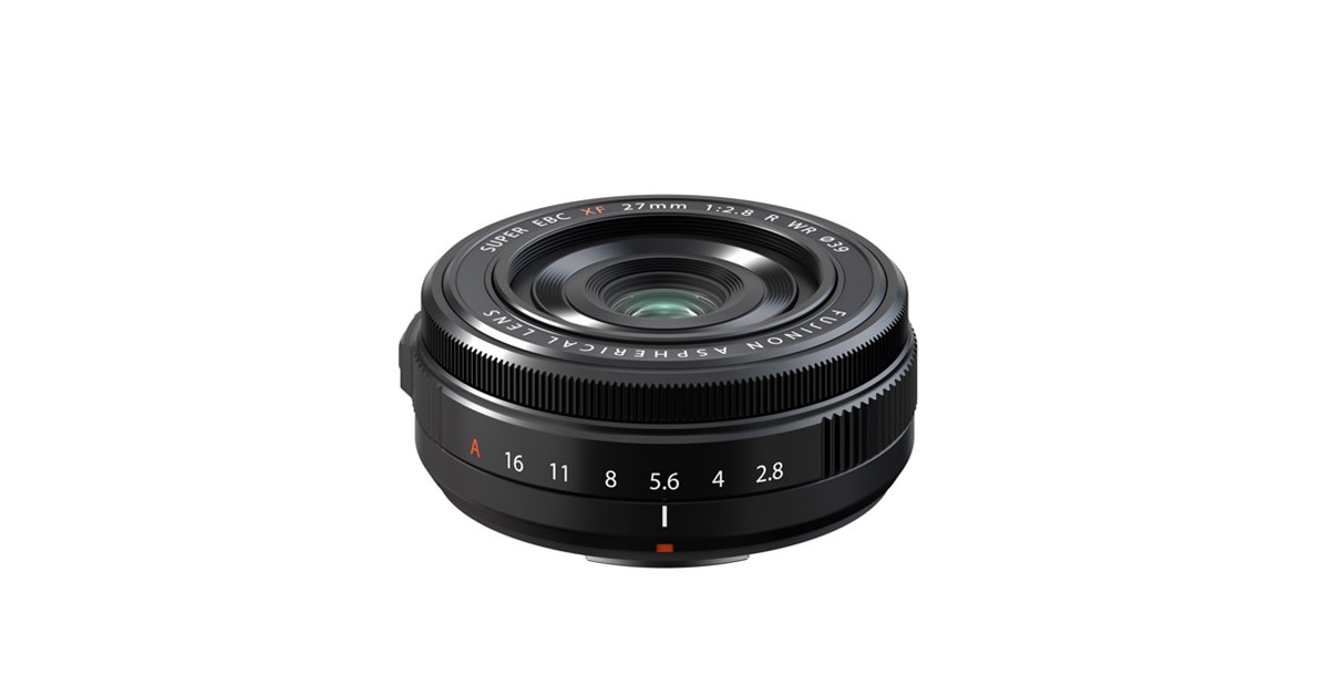 富士フイルム、長さ23mmの標準単焦点レンズ「XF27mmF2.8 R WR」を3/11