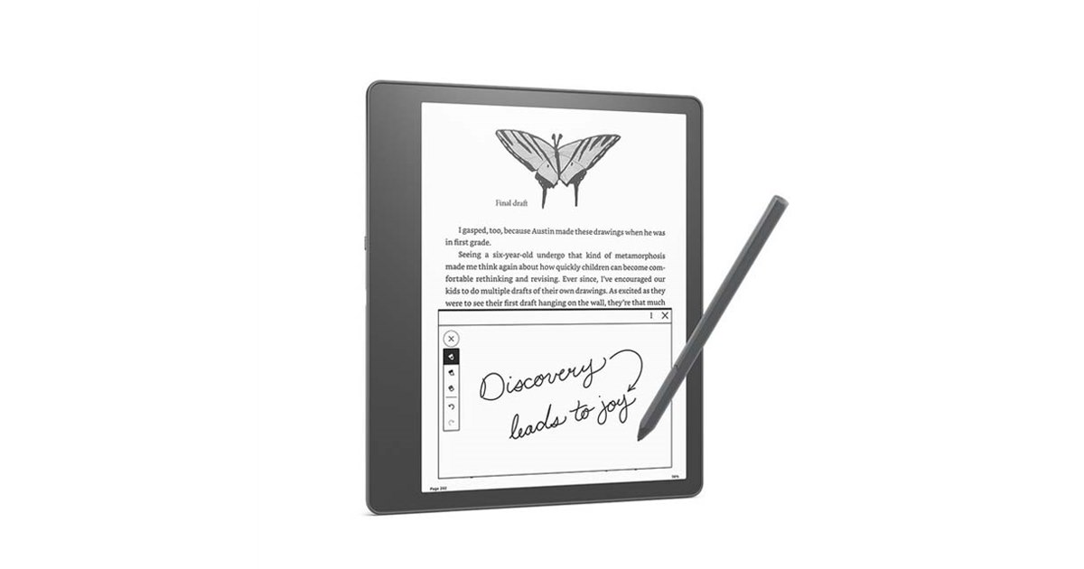 Amazon、読み書き一体型でスタイラスペン付きの10.2型モデル「Kindle