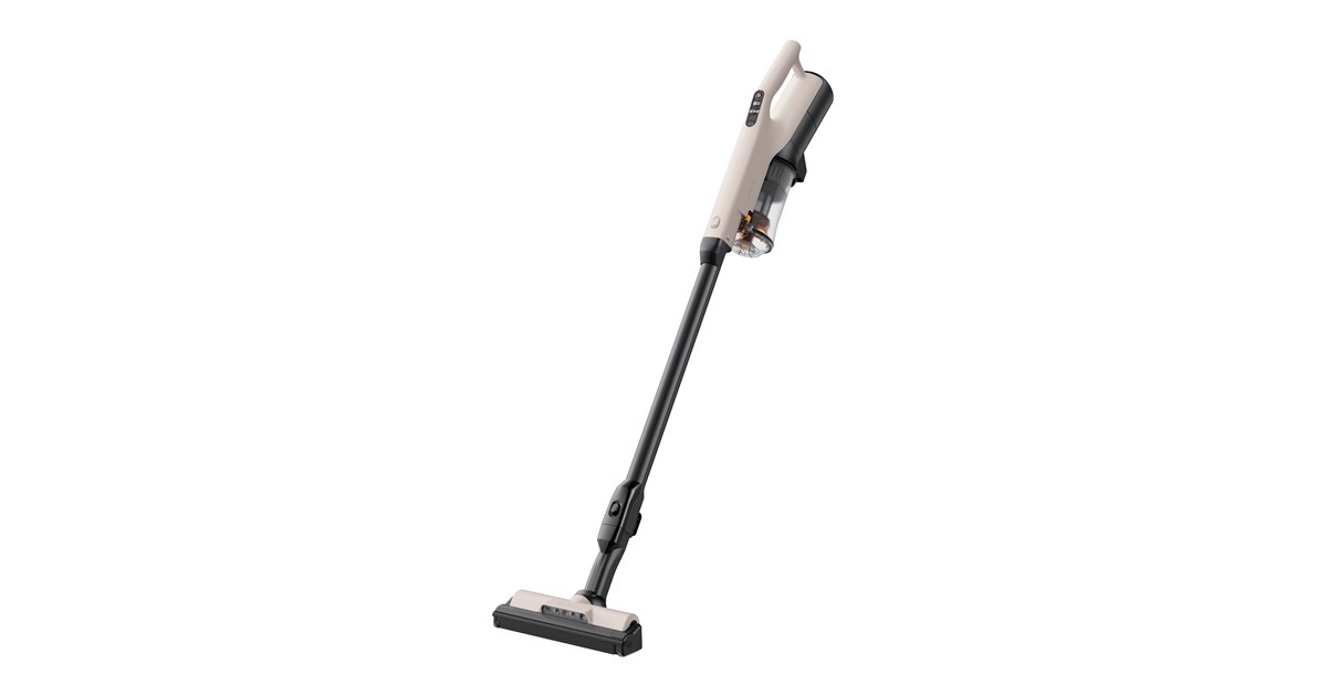 日立、新デザインの軽量1.1kgコードレス掃除機「ラクかるスティック PV