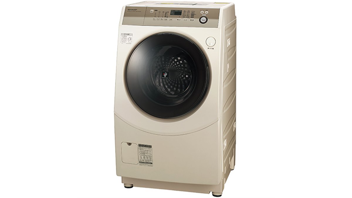 シャープ、全方向スクラブウォッシュ機能搭載の9.0kgドラム式洗濯機