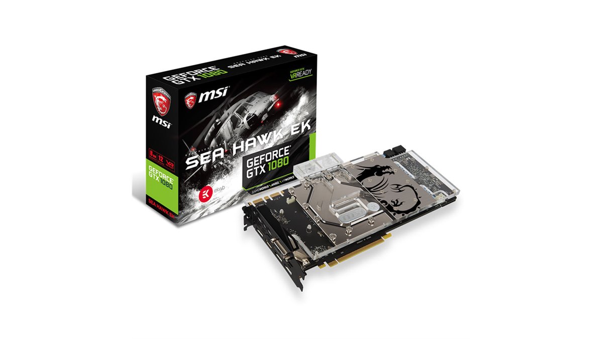 MSI、EK製ウォーターブロックを搭載した水冷仕様の「GeForce GTX 1080