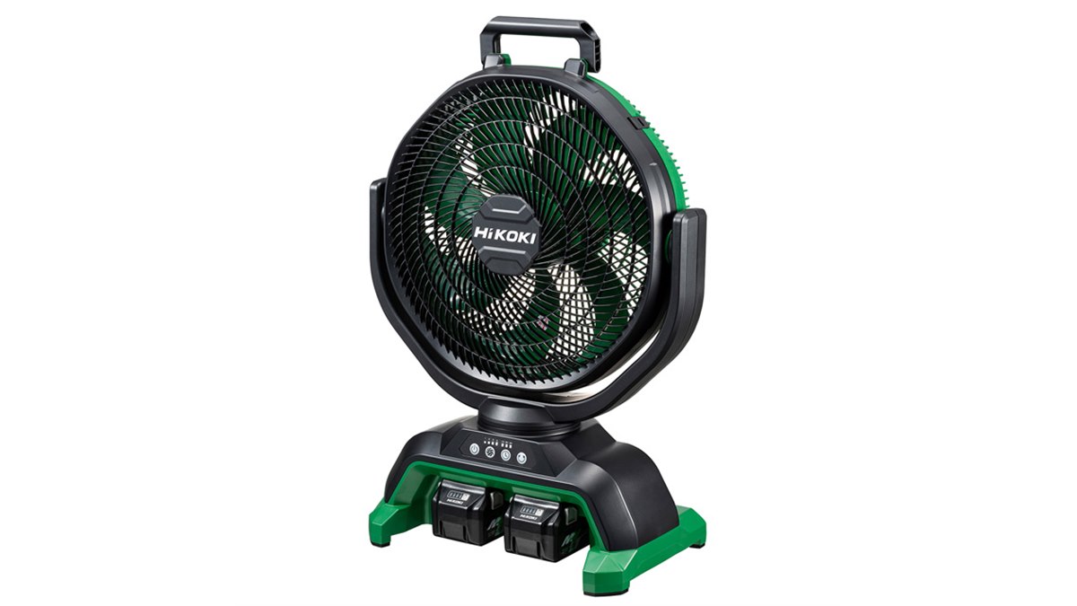 羽根径330mmでパワフルに送風、HiKOKI「18Vコードレスファン」新モデル