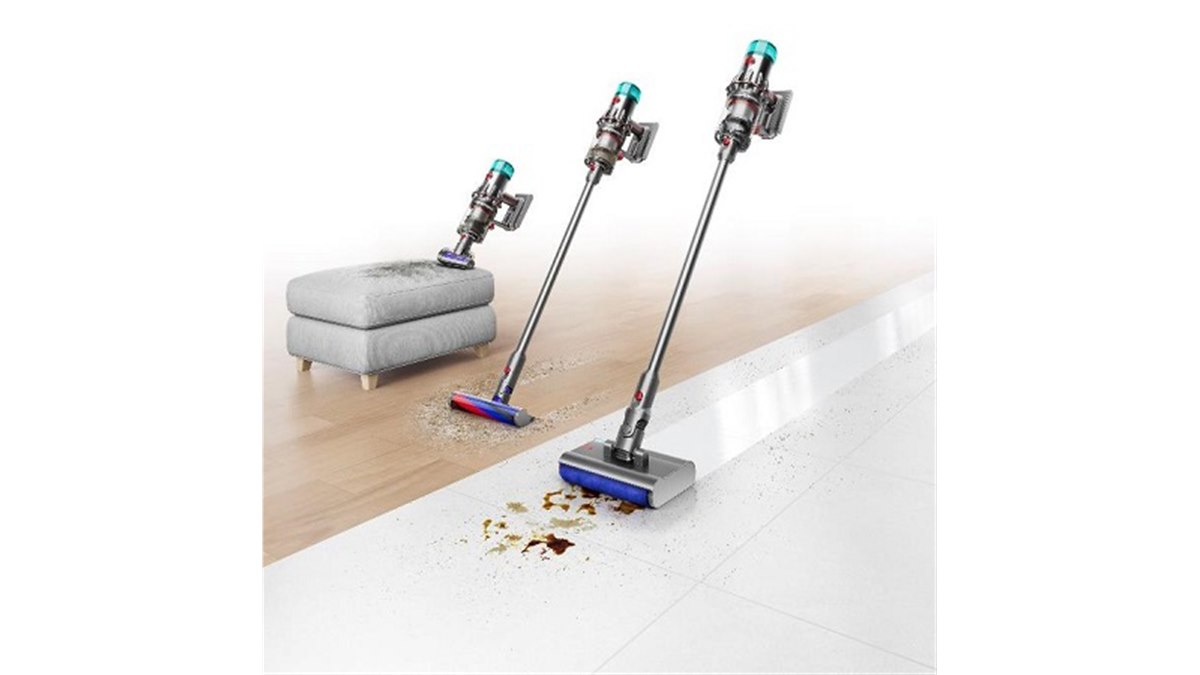 ダイソン、水拭き対応のコードレス掃除機にベーシックモデル「V12s