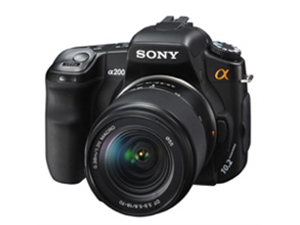 ソニー、エントリー向けデジタル一眼レフ「α200」 - 価格.com