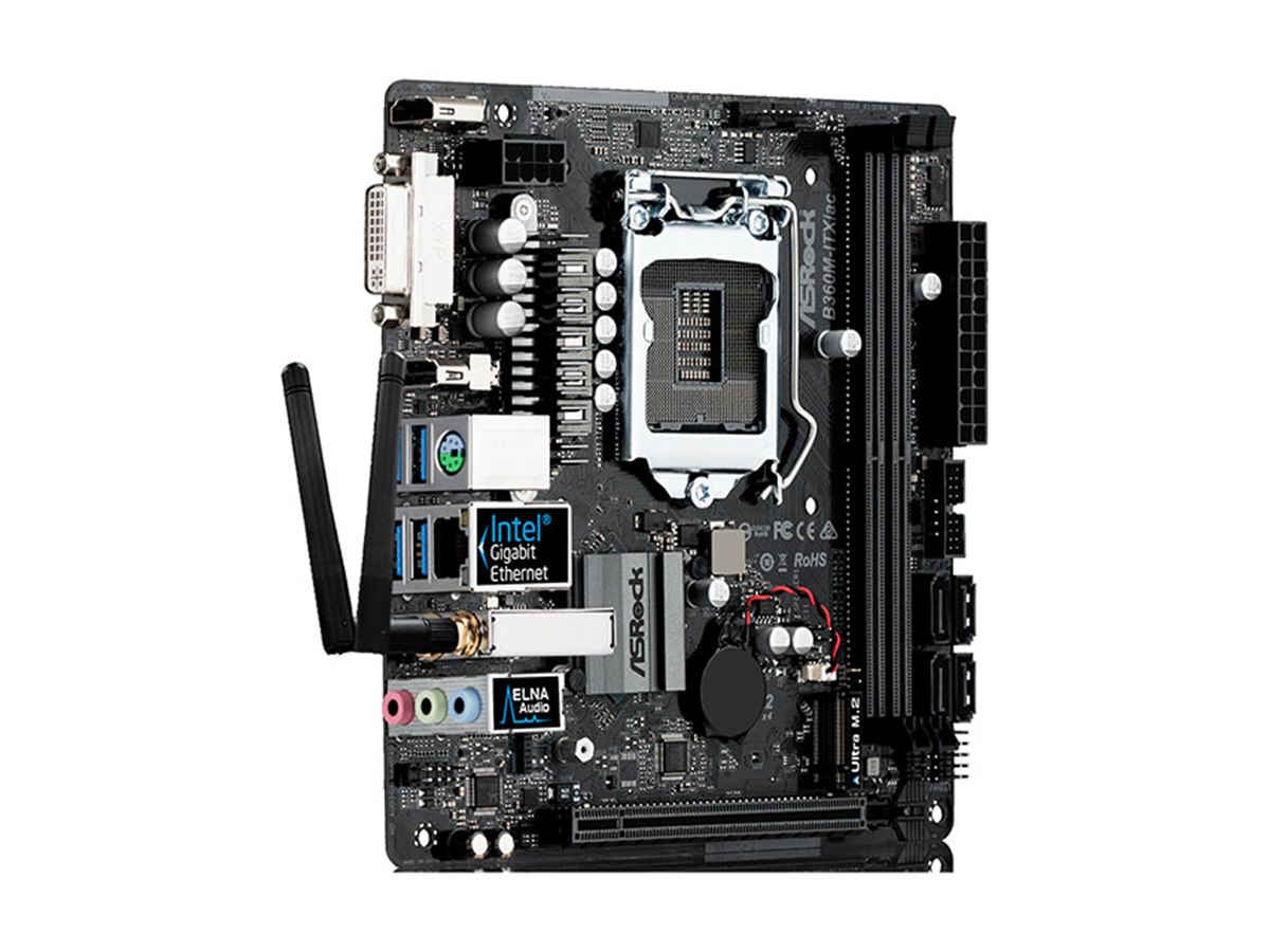 ASRock、13,200円で無線LANを搭載したMini ITXマザー「B360M-ITX/ac