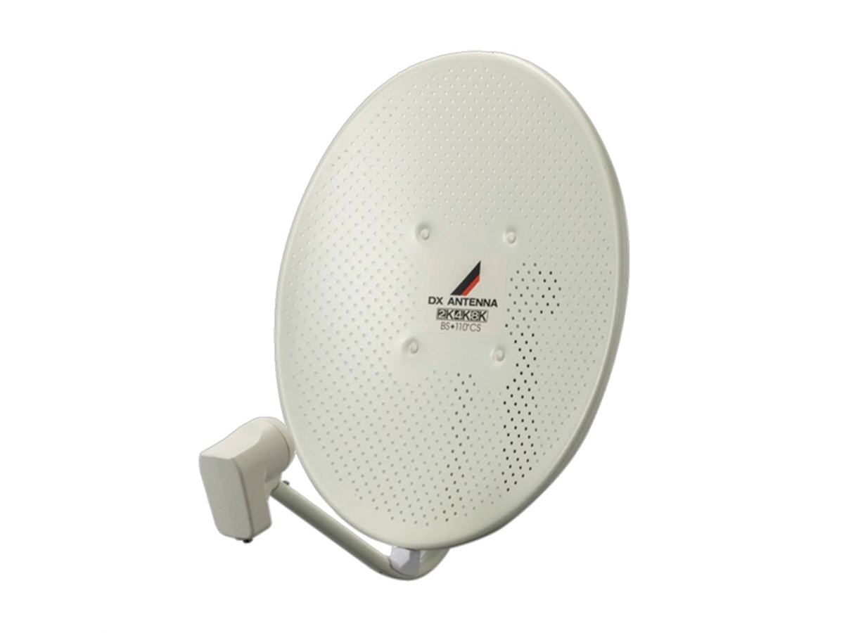 DXアンテナ、耐風速70m/sの耐強風BS/110度CSアンテナ「BC453SG