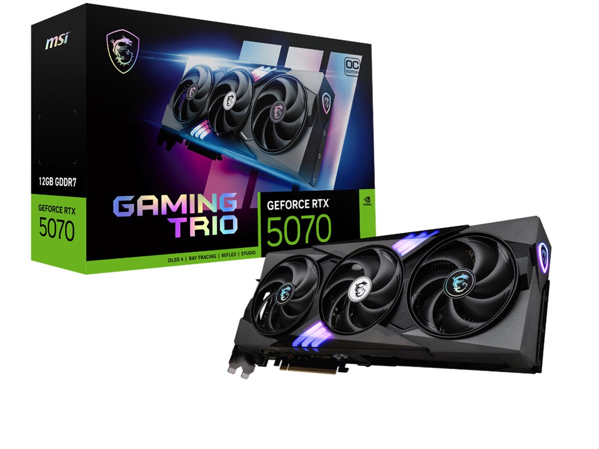 MSI、「GeForce RTX 5070」を搭載したビデオカード5製品 - 価格.com