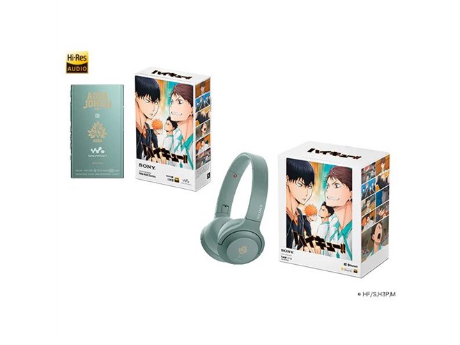 ソニー、アニメ「ハイキュー!! 才能とセンス」コラボウォークマンと