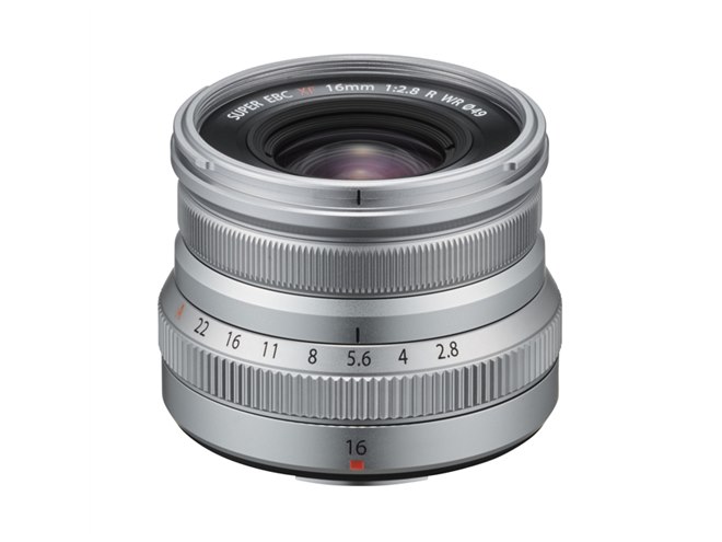 富士フイルム、広角レンズ「XF16mmF2.8 R WR」シルバーカラーの発売日