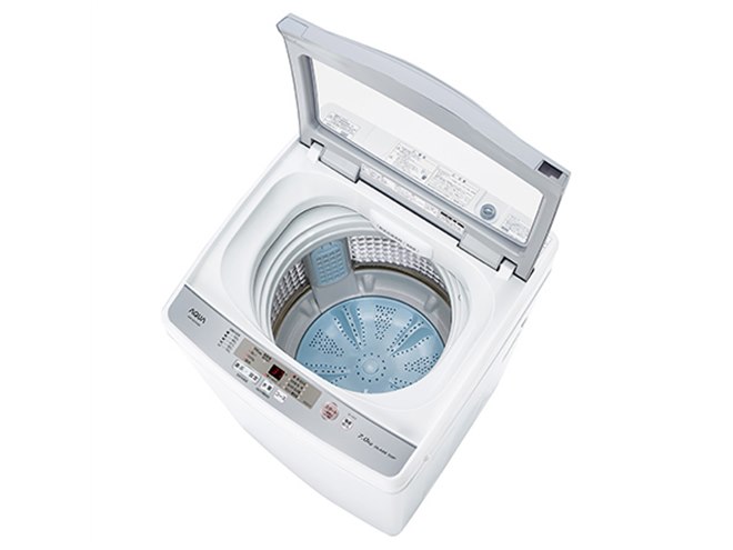 AQUA、内部が見える「クリアガラストップ」採用の全自動洗濯機2機種