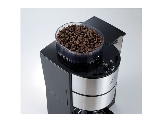 メリタ、グラスポット仕様の6杯用全自動コーヒーメーカー「アロマ